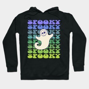 Spooky Ghost Cute Halloween Design Hoodie